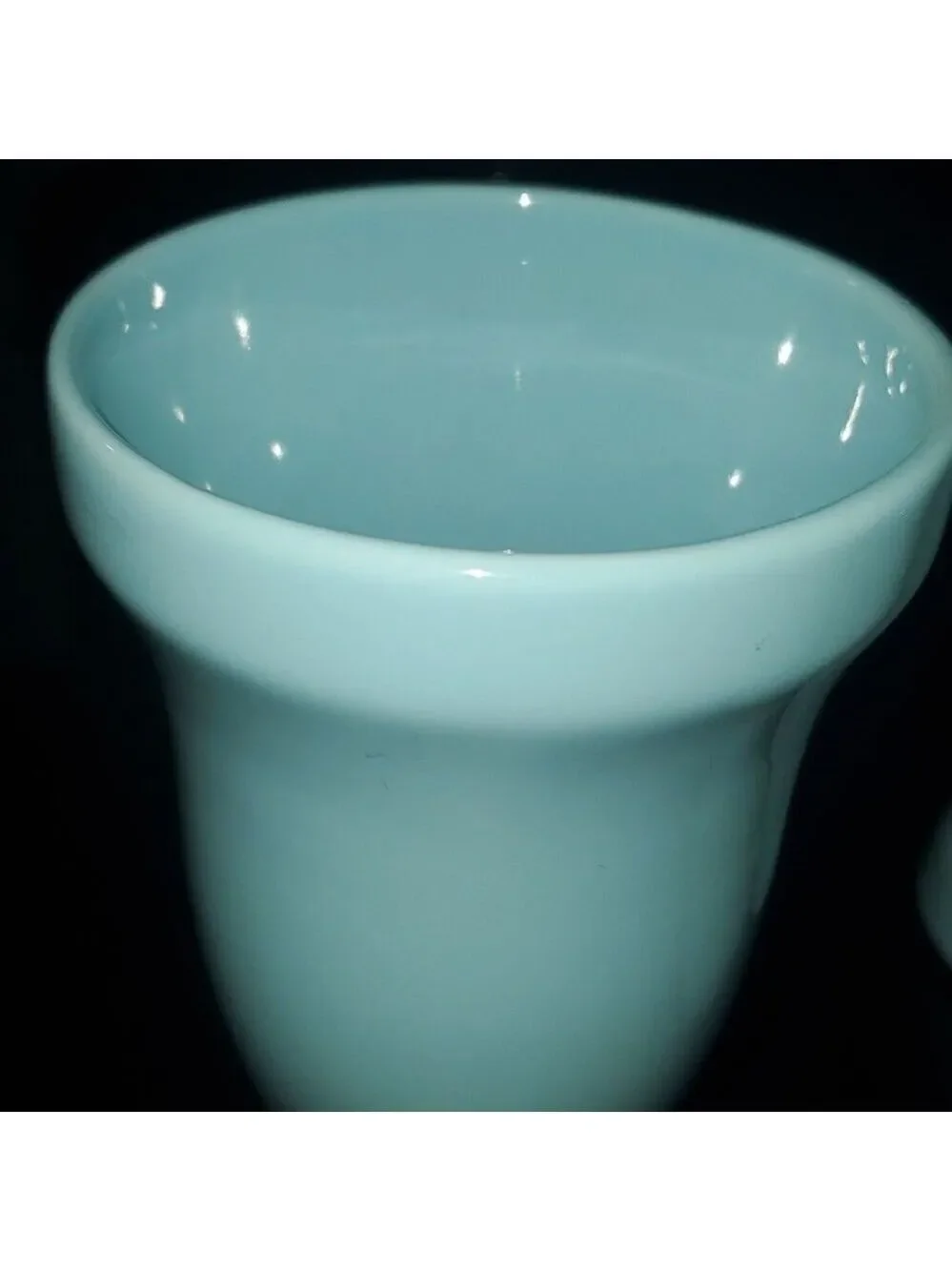 BIA Home Dining Drinkware ice Cream Sundae milkshake Set Curvy Blue Aqua Sexy